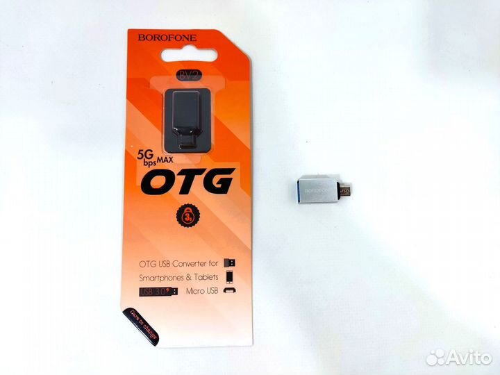 OTG адаптер для смартфона Type-C microusb