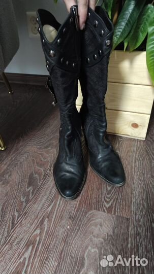 Сапоги женские натуральная кожа 39 размер