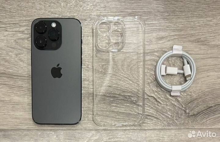 iPhone 14 Pro, Space Black (91 аккум, Sim+eSim)