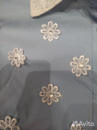 Рубашка для девочки школьная