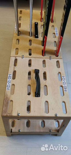 Стойка для вертикального хранения лыж на 12 пар