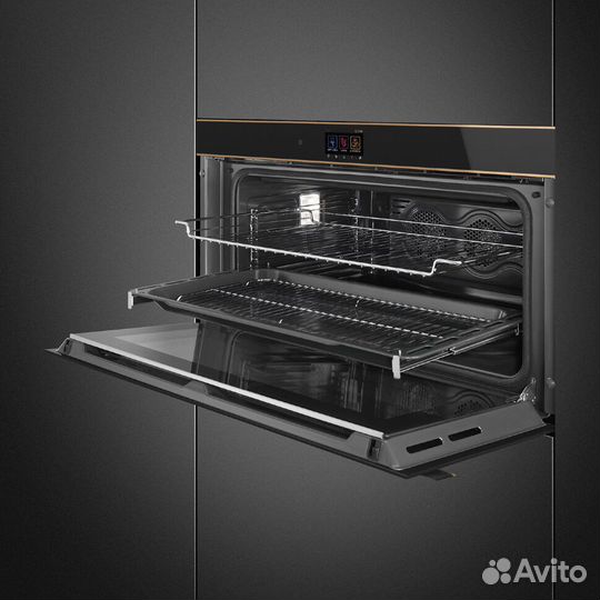 Духовой шкаф с пиролизом, 90 см Smeg sfpr9604TNR