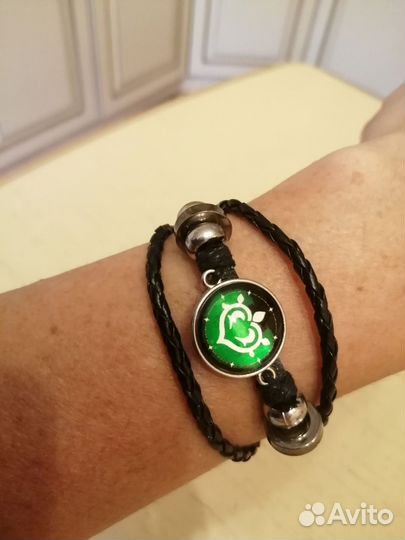 Браслет кожзам