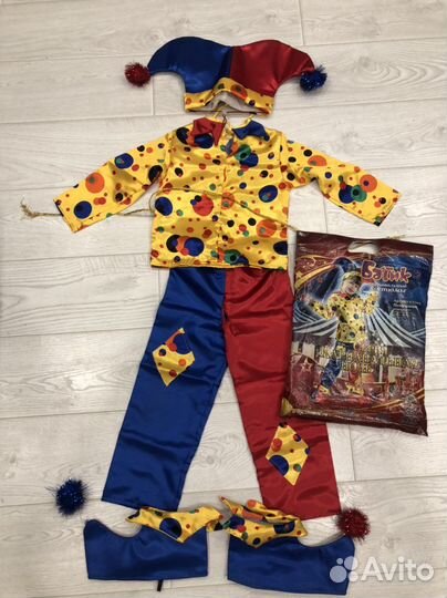 Новогодний костюм Петрушки 116