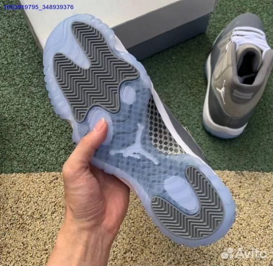 Кроссовки nike air jordan 11 retro grey