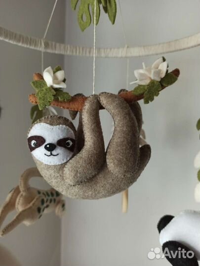 Мобиль на кроватку ручной работы