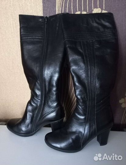 Сапоги 37 зима кожа