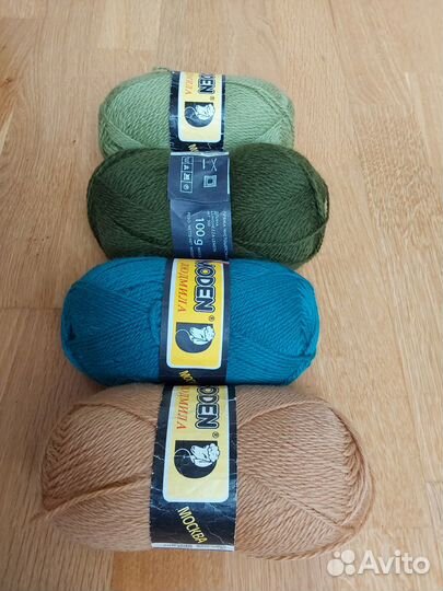 Пряжа чистошерстяная премиального качества