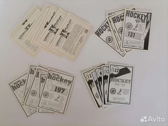 Наклейки 90х Panini