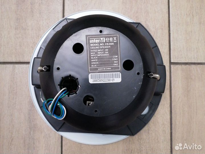 Потолочный громкоговоритель inter