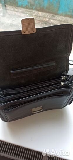 Барсетка кожаная мужская