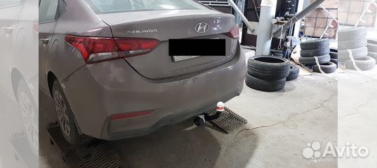 Фаркоп Хендай (Hyundai) Hyundai Solaris седан/хе