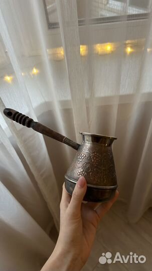 Турка медная 400 мл