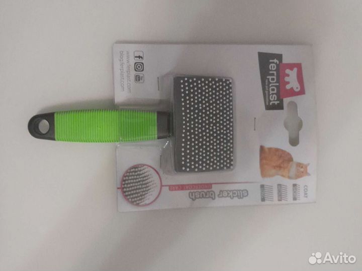 Щётка сликер для ухода за шерстью кошек