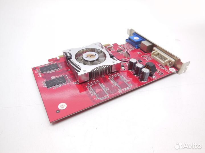 Видеокарта PCI-E Palit Radeon X550 128Mb, DVI-I, svga, TV-Out