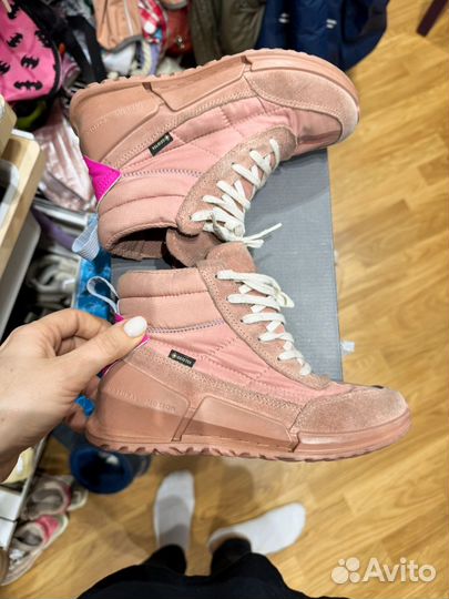 Утепленные ботинки Ecco 31 розовые