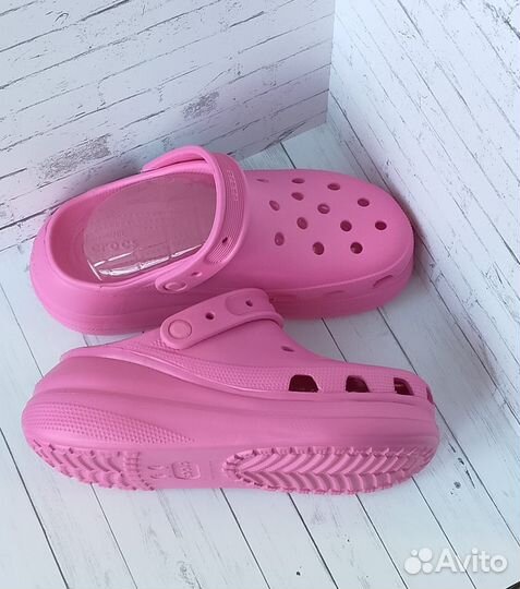 Crocs на платформе женские