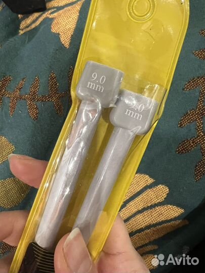 Спицы для вязания 9мм