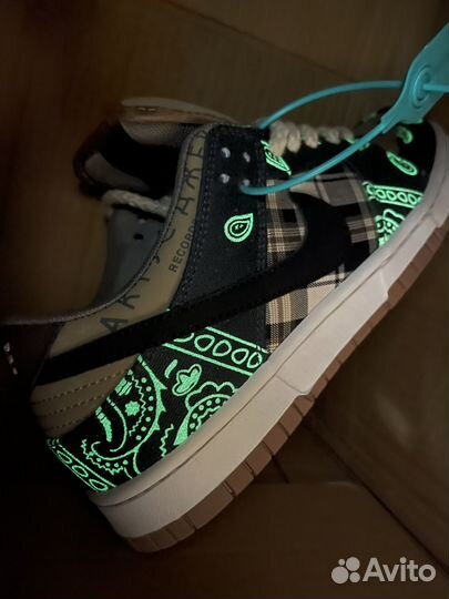 Кроссовки Nike sb dunklow travis scott cactus jac