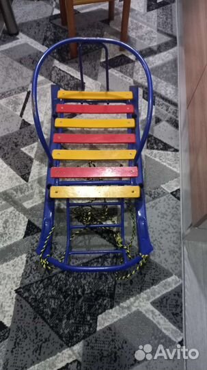 Детские санки с колесами