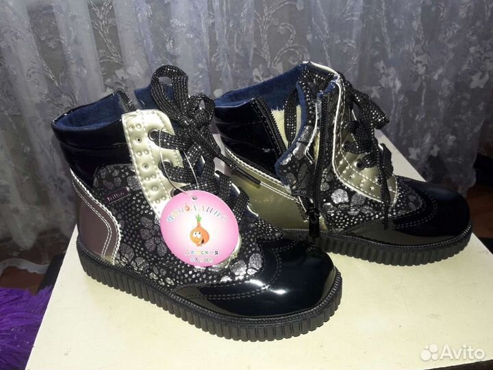 Ботинки детские для девочки новые