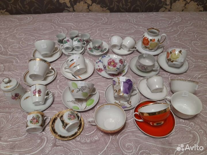 Чайные, кофейные пары. СССР