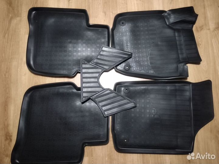 Коврики в салон из полиуретана для Skoda Rapid