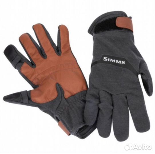Перчатки Simms Lightweight Wool Tech Glove, Carbon