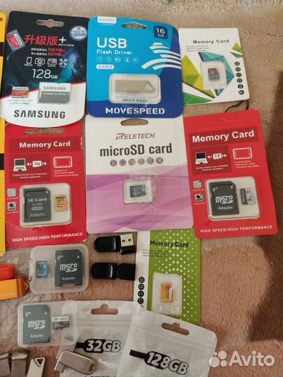 USB флешка и Mikro cd