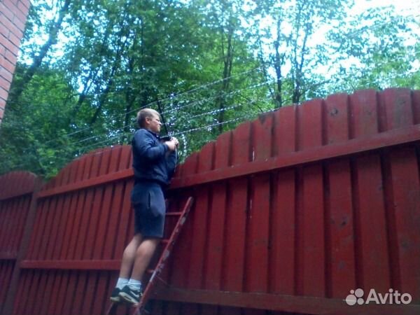 Монтаж колючей проволоки Егоза (акл сбб пбб пклз)