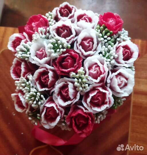 Мини букет из мыла