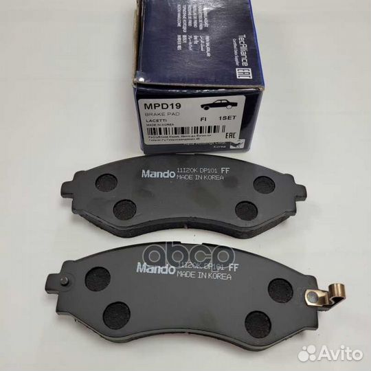 Колодки передние GM Lacetti/Gentra/Nubira mando