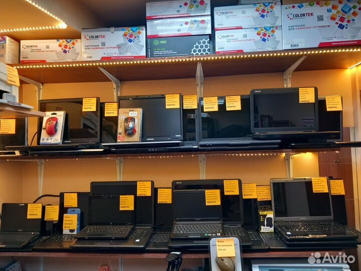 Новый магазин ноутбуков и принтеров бу с гарантией