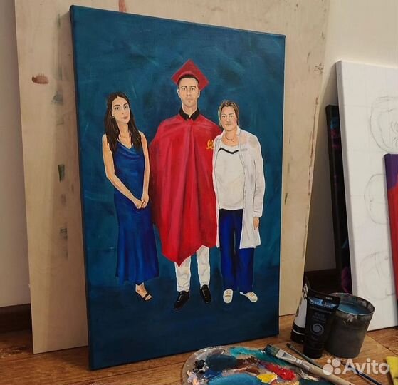 Портрет по фото карандашом и не только