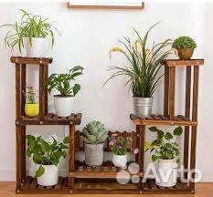 Кашпо и вазоны из дерева