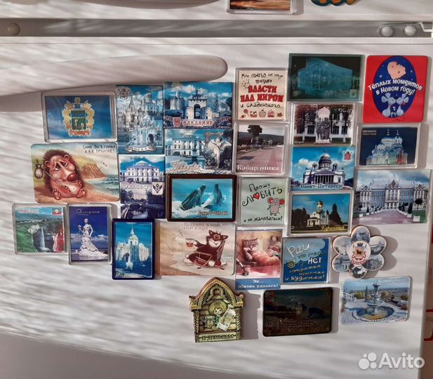 Магниты разнообразные 78 шт