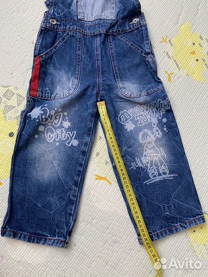 Джинсовый комбинезон gloria jeans 98
