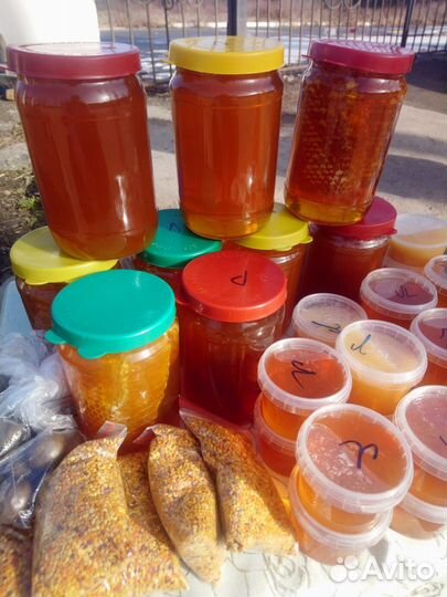 Мёд липовый горный и разнотравие с естест приносом