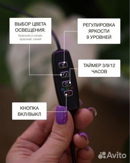 Фитолампа для растений новая