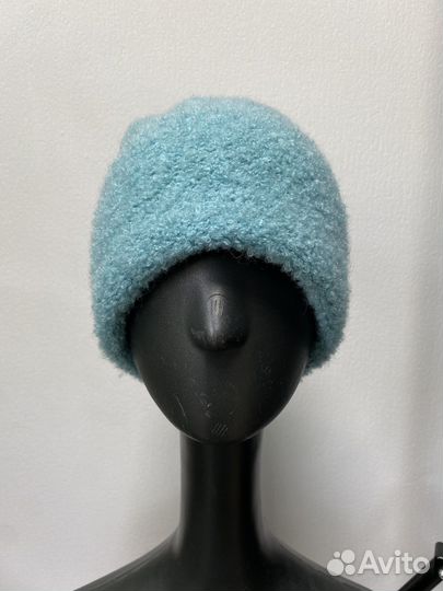 Тёплая шапка букле (56-60)