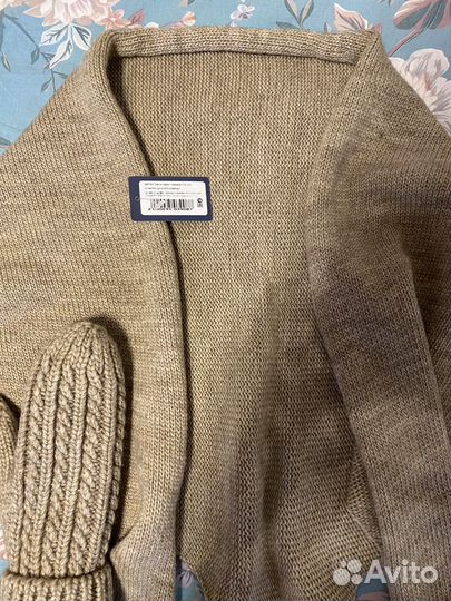 Комплект варежки и шарф новые с биркой