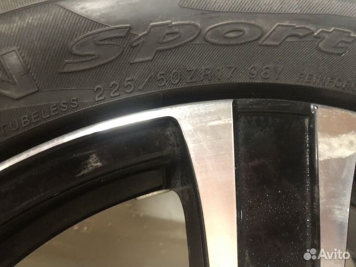 Комплект колес r17 yokohama Advant sport