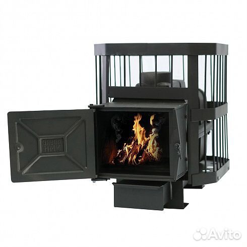 Чугунная банная печь 