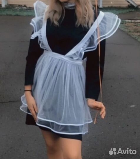 Школьная формас фартуком