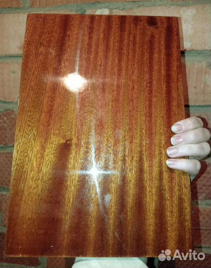 Папка поздравительная. Дерево. Пейзаж. Винтаж