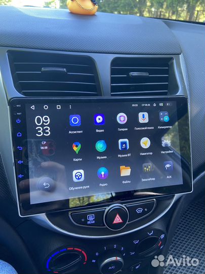 Anroid магнитола Hyundai Solaris