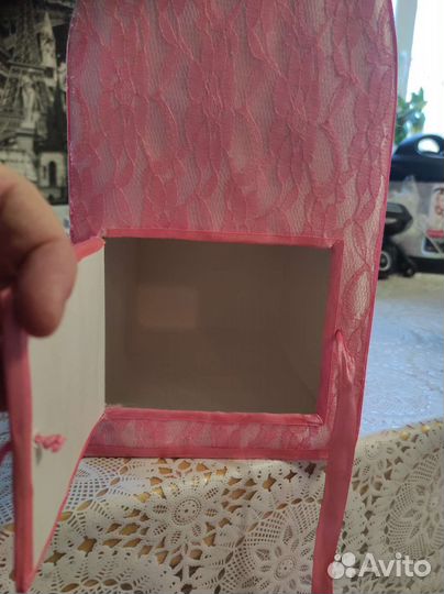 Свадебная коробка для денег