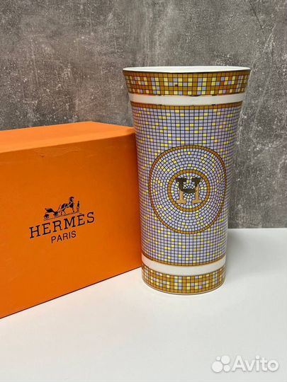 Ваза hermes для цветов премиум качество