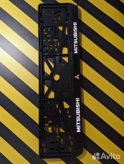 Номерная рамка c вашим логотипом и дизайном