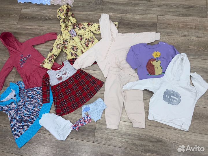 Вещи пакетом для девочки 92